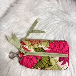 Vera Bradley Pink and Green Floral Wallet
